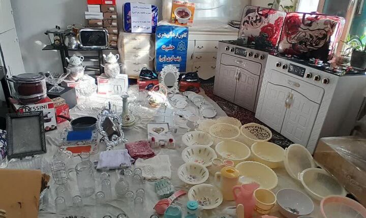 اهدای دو سری جهزیه توسط بانوان مسجدی میاندوآب