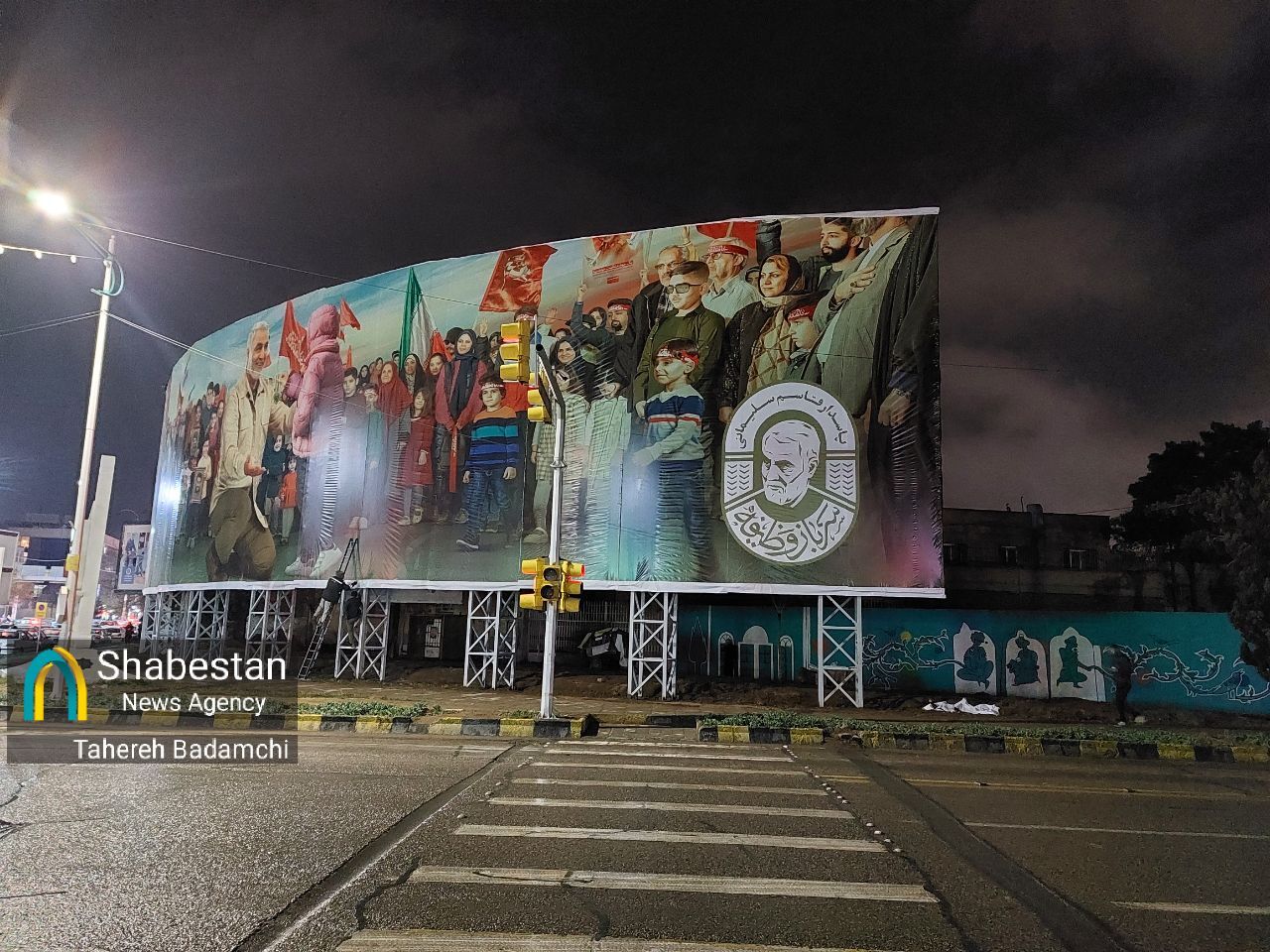 بزرگترین بیلبورد کشور در کرمان