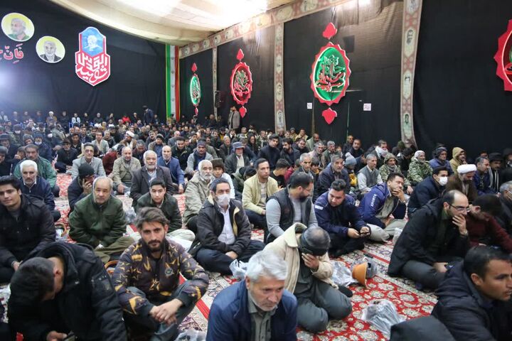 مراسم پنجمین سالگرد شهادت حاج‌قاسم با حضور ایل بزرگ سلیمانی در قنات‌ملک برگزار شد