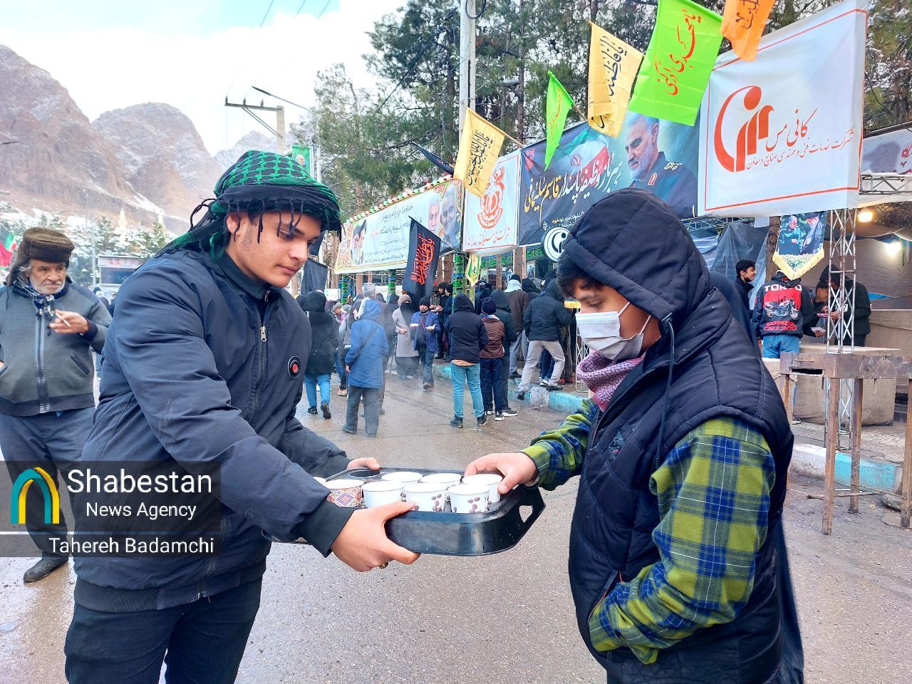 به نام نامیِ عشق؛ هر چه بادا باد| روایتی از موکبداری ایرانیان در طریقالشهدای کرمان
