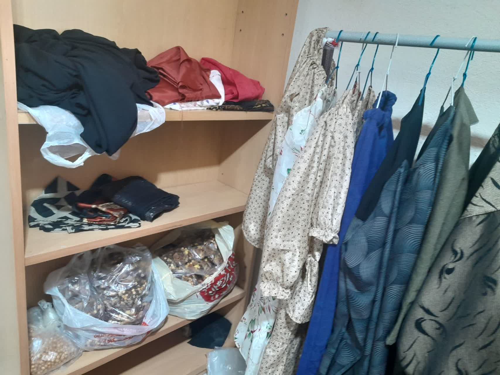 چرخهای خیاطی این مسجد برای لبنان و غزه میچرخد