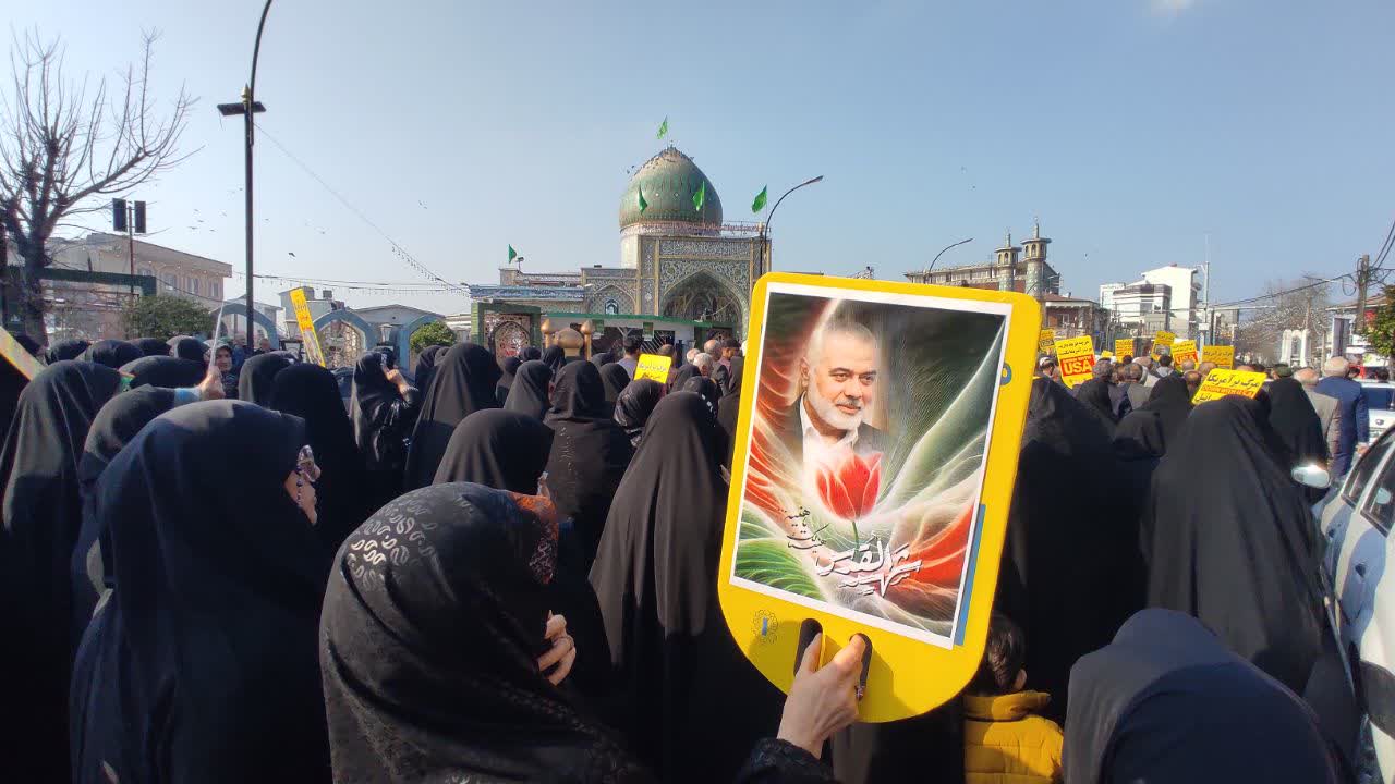 راهپیمایی«جمعه های خشم» در آستانه برگزار شد