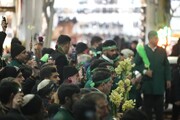 جشن میلاد جوادالائمه(ع) و گلباران حرم مطهر رضوی