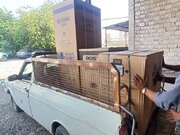 اهدای ۶۷ دستگاه لوازم ضروری زندگی به نیازمندان رودانی