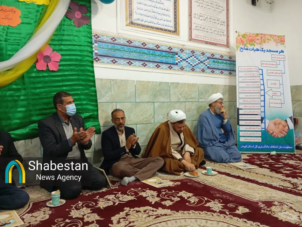 افتتاح هیئت صلح مسجد امام رضا علیه‌السلام شهرک سیدی در شام میلاد جوادالائمه