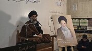 مراسم باشکوه بزرگداشت آیت الله سید احمد خوانساری در مسجد سید عزیزالله بازار تهران