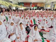 جشن تکلیف هزار نفری دختران در جیرفت