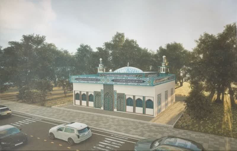 طراحی نمازخانه بین راهی شهرک وحدت