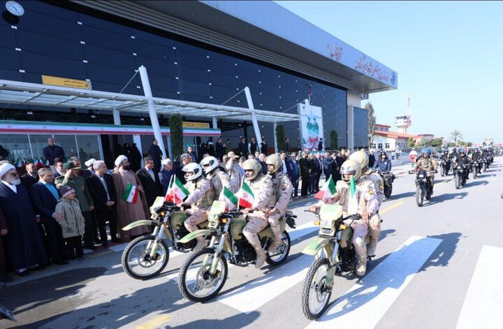 رژه موتوری سالروز ورود امام خمینی(ره) در گرگان