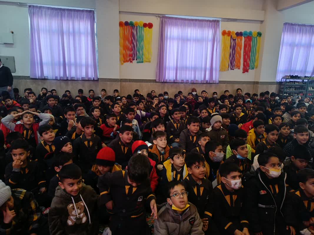 برگزاری جشن حضور تا ظهور در دبستان پسرانه میرزا کوچک خان سمنان