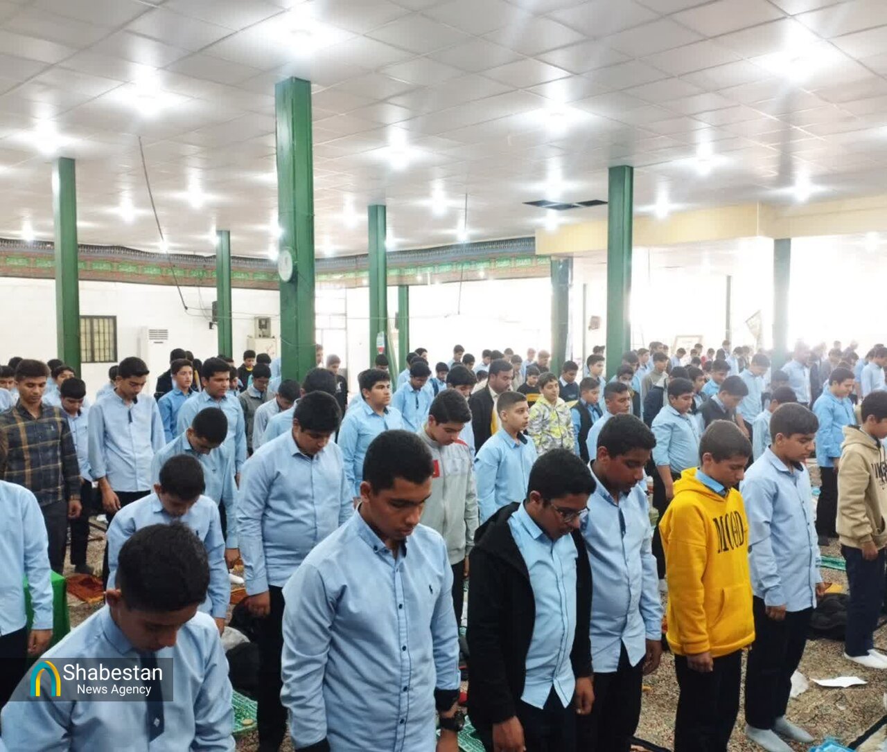 جشن عبادت دانش آموزان مدارس پسرانه شهر جیرفت