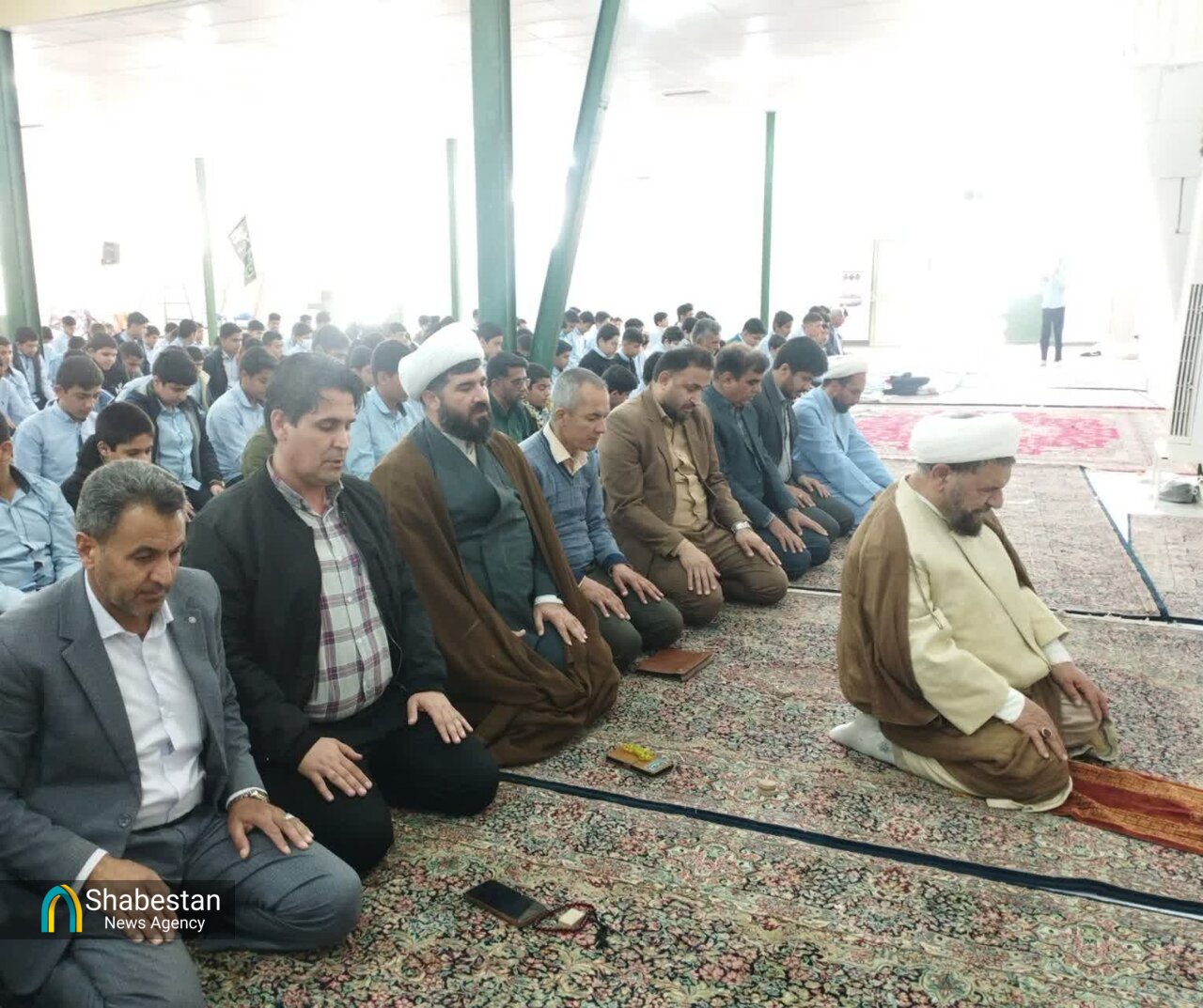 جشن عبادت دانش آموزان مدارس پسرانه شهر جیرفت