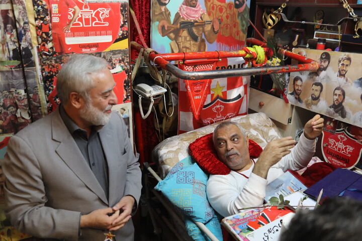 دیدار رئیس و کارکنان بنیاد ایران‌شناسی از مرکز توان‌بخشی جانبازان ثارالله 