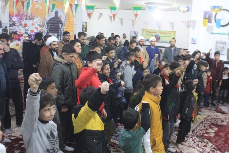 حضور دهه نودیها در جشن فجر مسجد علی بن موسی الرضا(ع) بجنورد