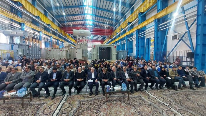 بزرگترین ترانسفورماتور کوره قوس الکترونیکی کشور رونمایی شد