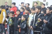 حضور دهه نودی‌ها در جشن فجر مسجد علی بن موسی الرضا(ع) بجنورد