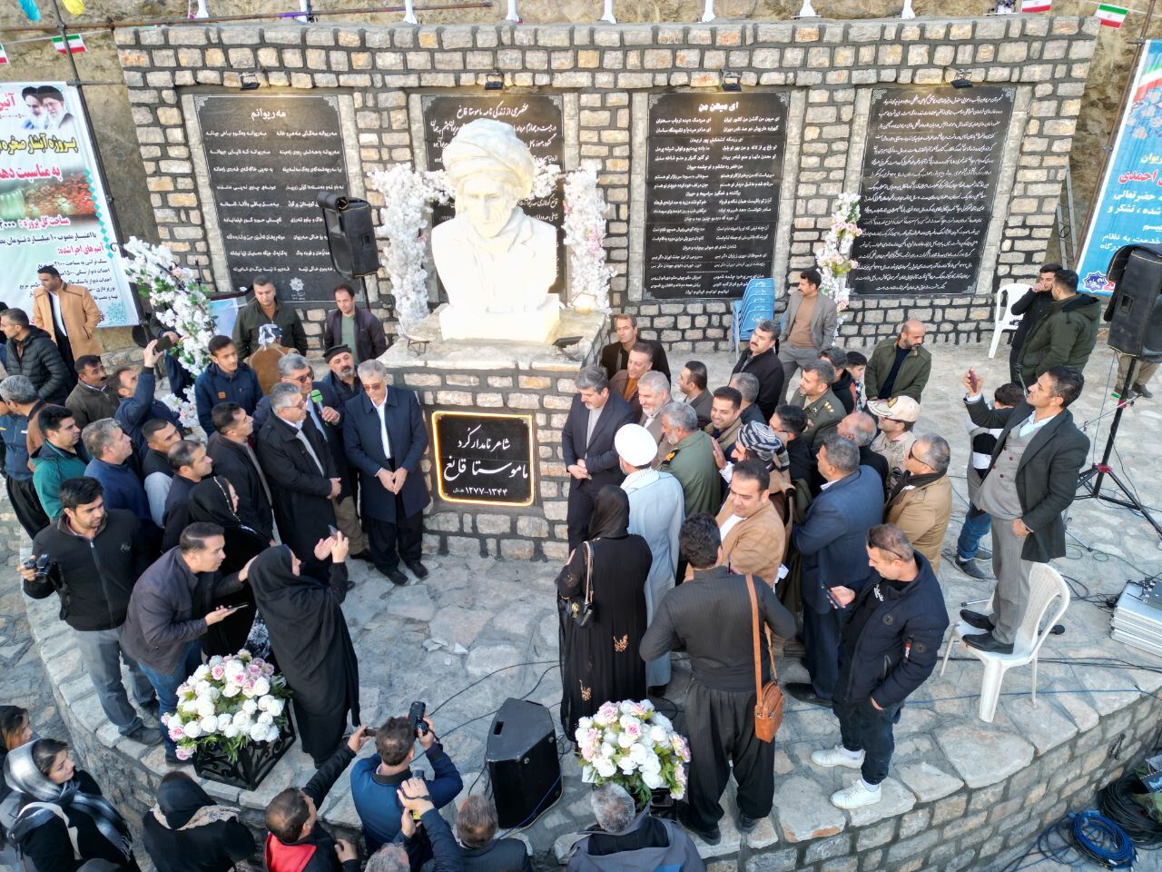 کلنگزنی ۱۶۰ قطعه زمین پروژه مسکن ملی در شهر چناره مریوان