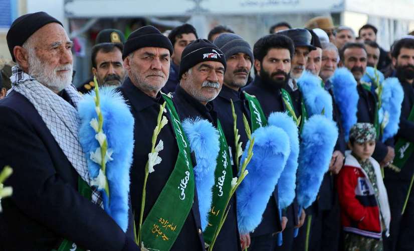 مزار شهدا بجنورد غبارروبی و گلباران شد