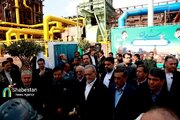 افتتاح کارخانه احیاء مستقیمِ مگامدول طوبی با حضور رئیس جمهوری