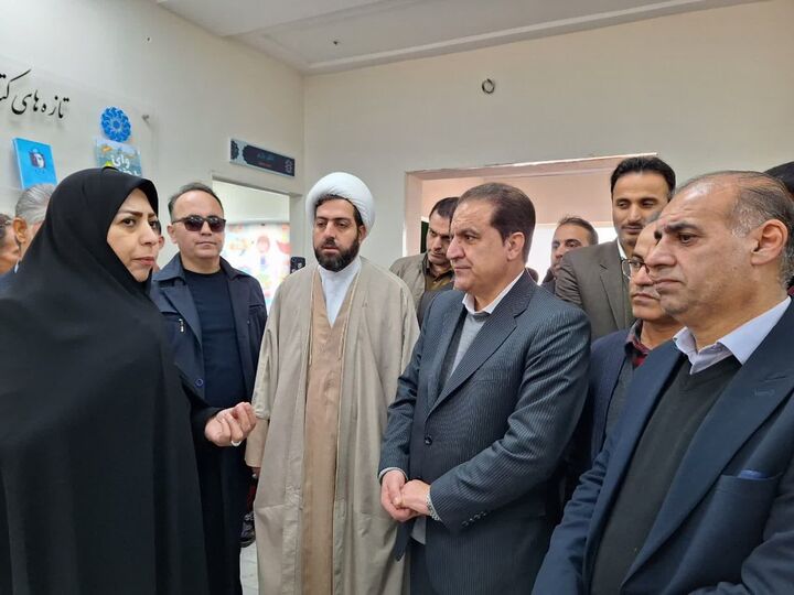 افتتاح کتابخانه عمومی شهرستان بدره به مناسبت دهه فجر