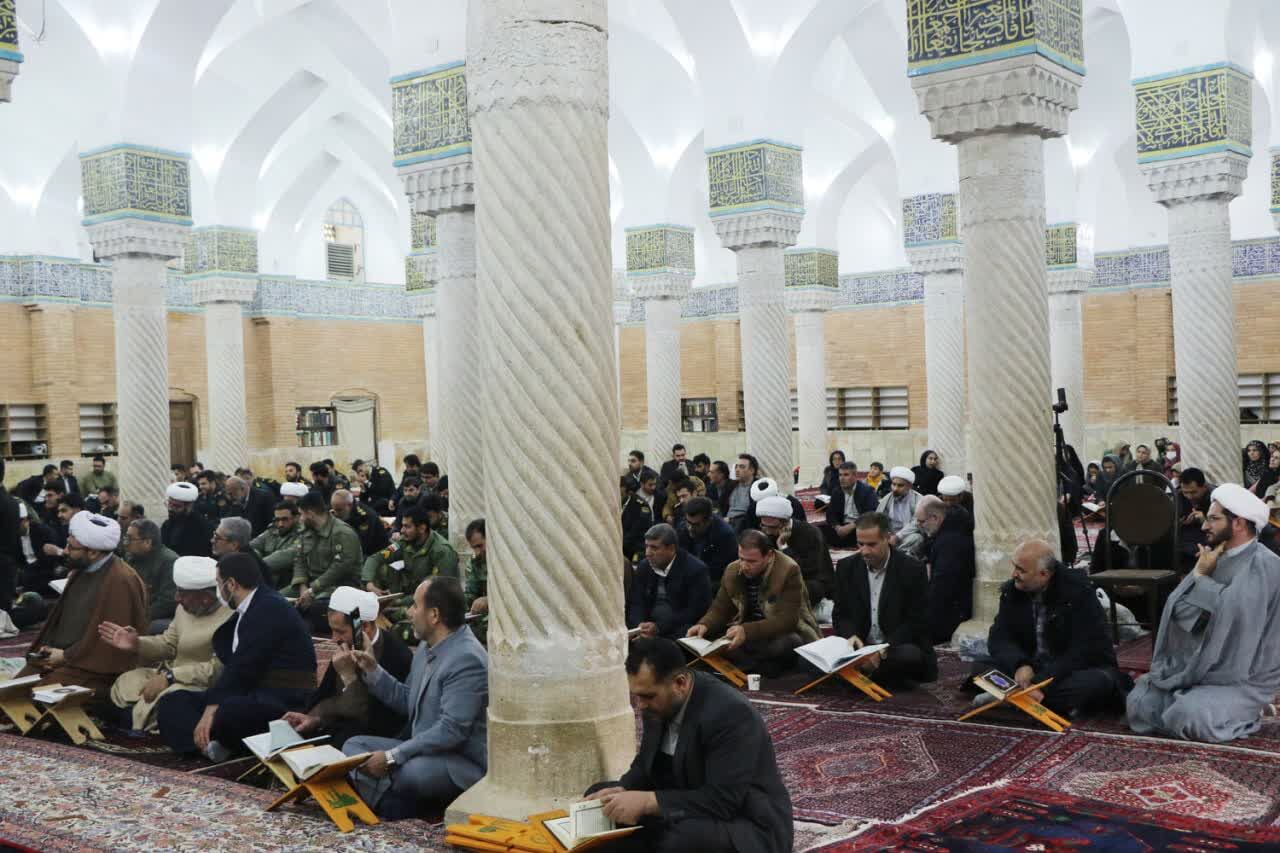 طنین صدای نور و معنویت از منارههای مسجد جامع سنندج