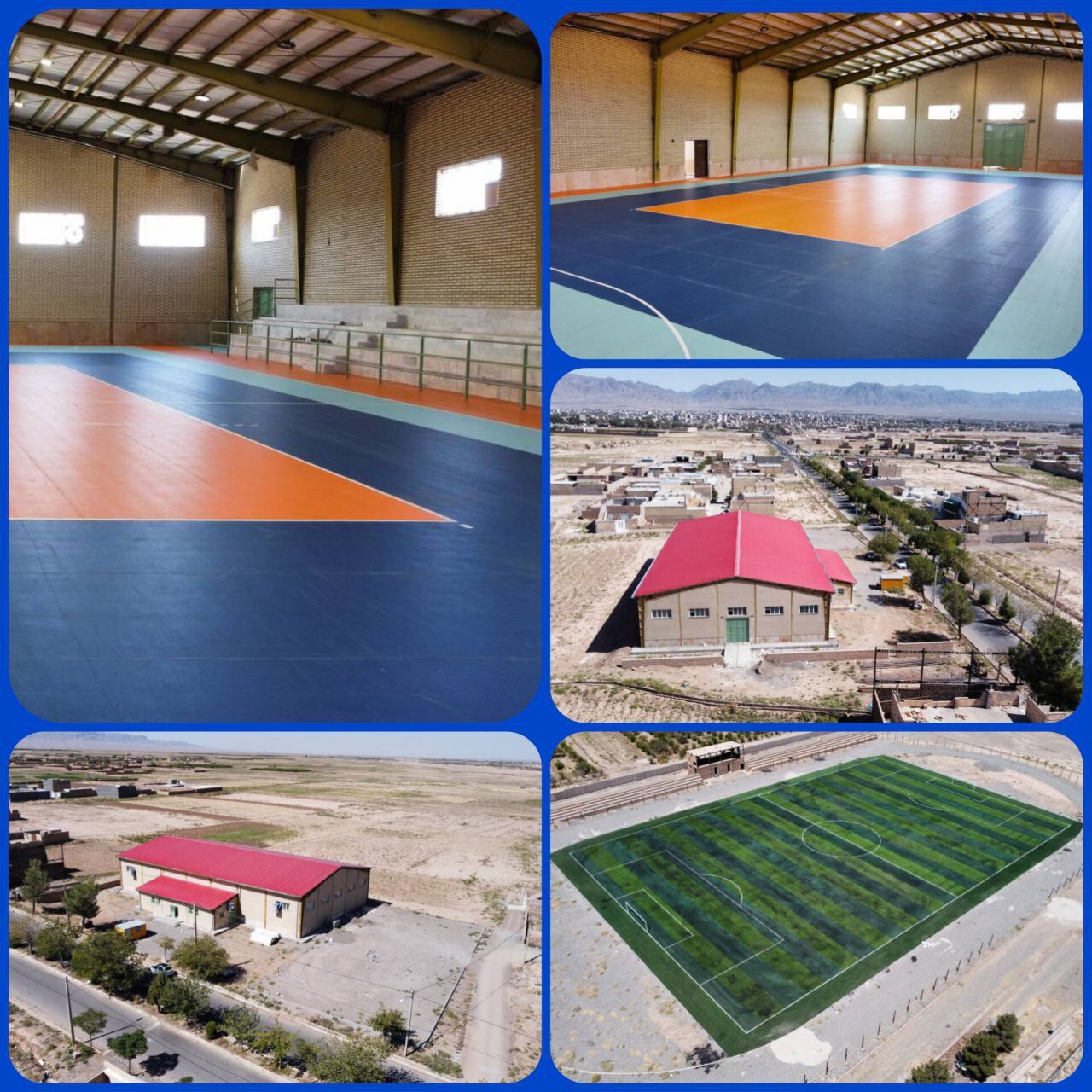 بچههای روستای قوژد پس از ۱۷ سال صاحب زمین ورزشی شدند