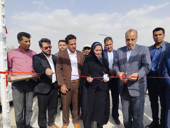 افتتاح و کلنگ زنی پروژه های عمرانی بخش مرکزی شهرستان جیرفت