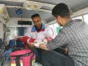 ارائه خدمت به ۴ هزار شرکت‌کننده در مسیر راهپیمایی ۲۲ بهمن خراسان جنوبی