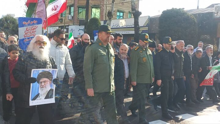 آغاز راهپیمایی ۲۲ بهمن در رشت