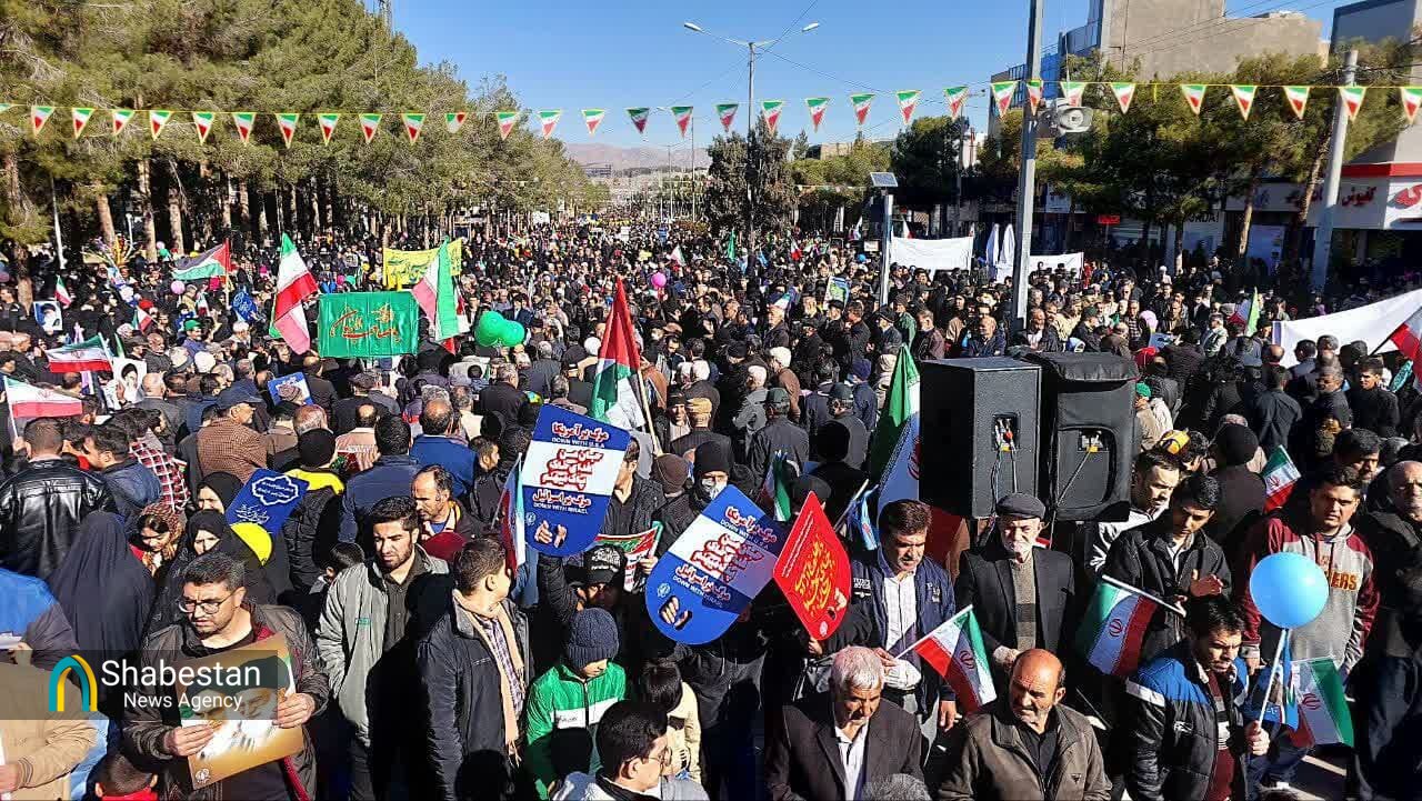 حضور گرم مردم دیار خاوران در جشن ۴۶ سالگی انقلاب