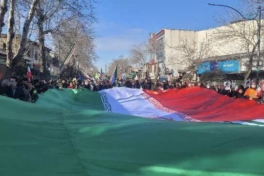 شکوه راهپیمایی ۲۲ بهمن در گرگان؛ یادگار پیروزی، نماد مقاومت