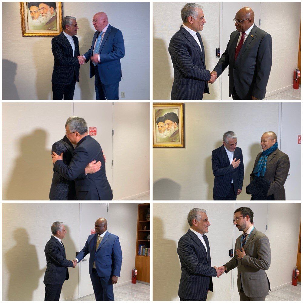 سلام و تبریک سفرا و دیپلماتهای جهان از سازمان ملل به جمهوری اسلامی ایران