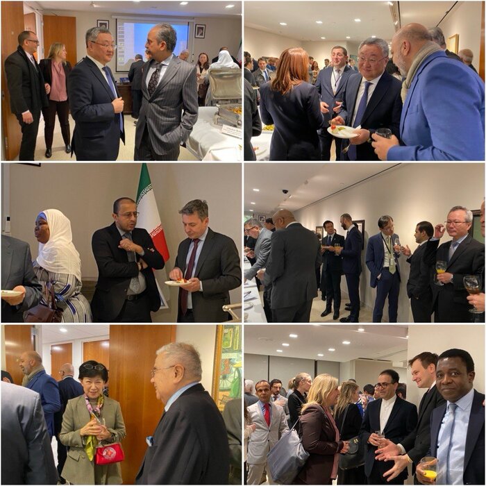 سلام و تبریک سفرا و دیپلماتهای جهان از سازمان ملل به جمهوری اسلامی ایران