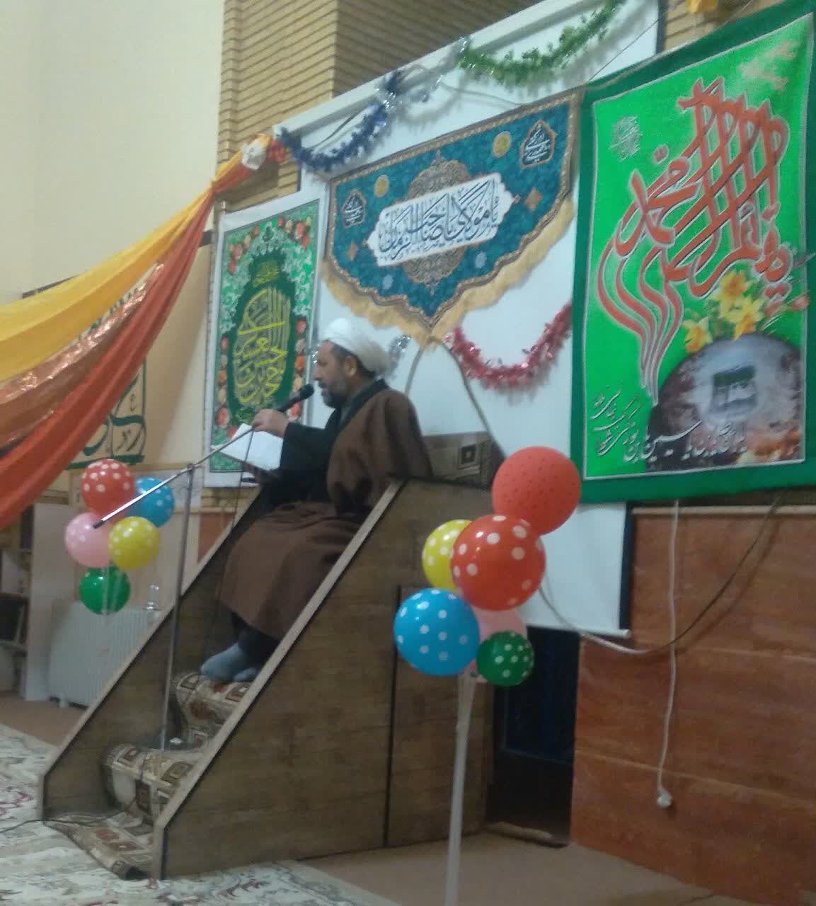 جشن نیمه شعبان در حسینیه رستگاران دهگلان برگزار شد