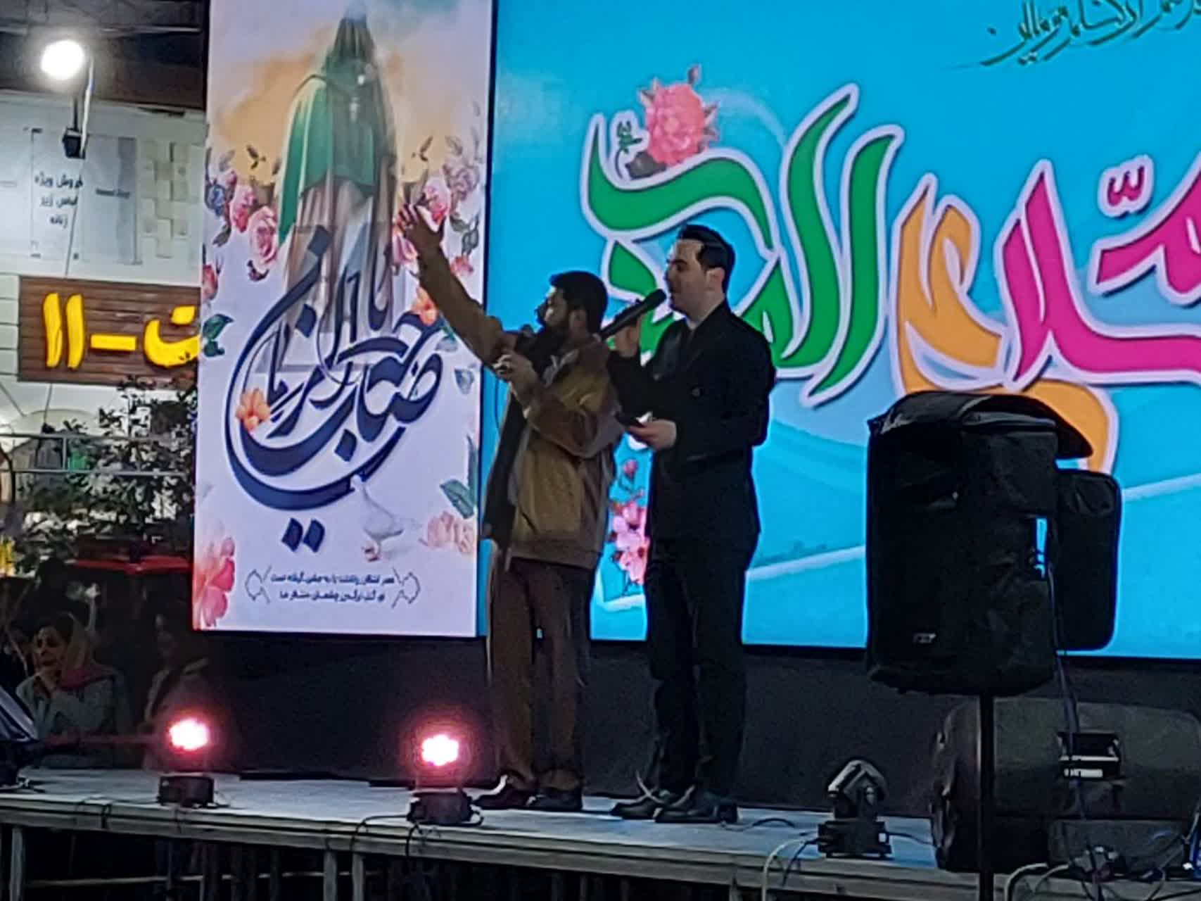 نورافشانی آسمان رشت در شب میلاد مهدی موعود (عج)