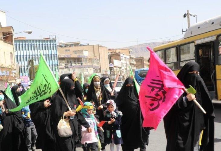 شادپیمایی بزرگ مردم خراسان شمالی برگزار شد