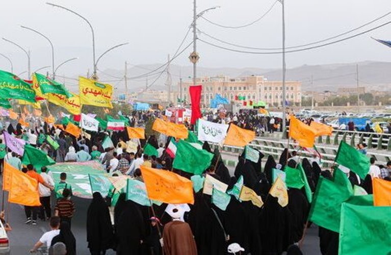 شادپیمایی بزرگ مردم خراسان شمالی برگزار شد