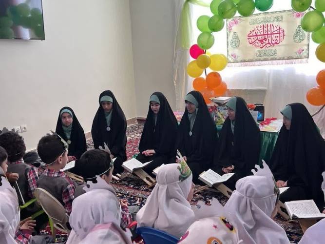 بچه مسجدی های خراسان شمالی پیشگام در برگزاری جشن های نیمه شعبان