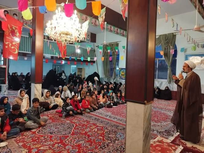 بچه مسجدی های خراسان شمالی پیشگام در برگزاری جشن های نیمه شعبان
