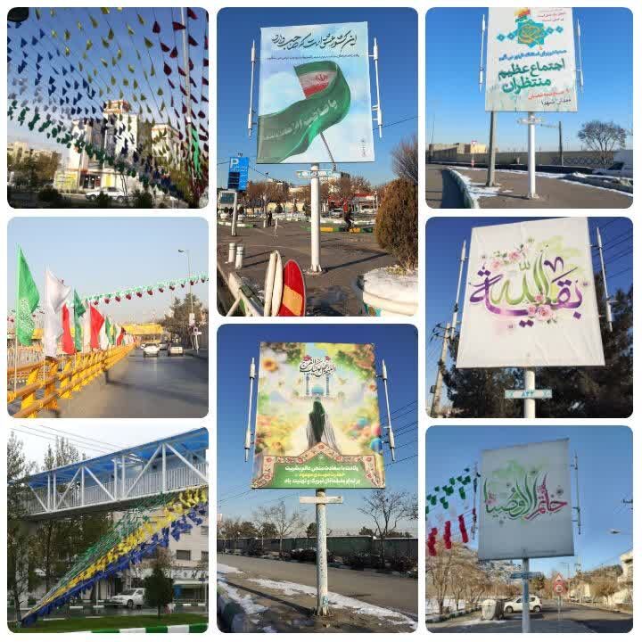 مشهد مهدوی با مشارکت چشمگیر مسجدی‌ها