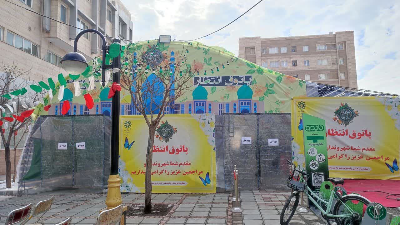 مشهد مهدوی با مشارکت چشمگیر مسجدی‌ها