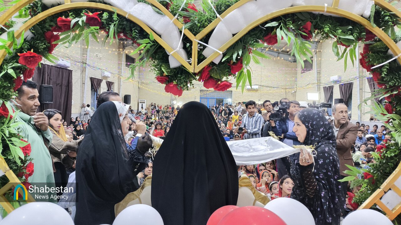 بچه مسجدی های کانون شهید باکری ۲۰۰ زوج را راهی خانه بخت کردند