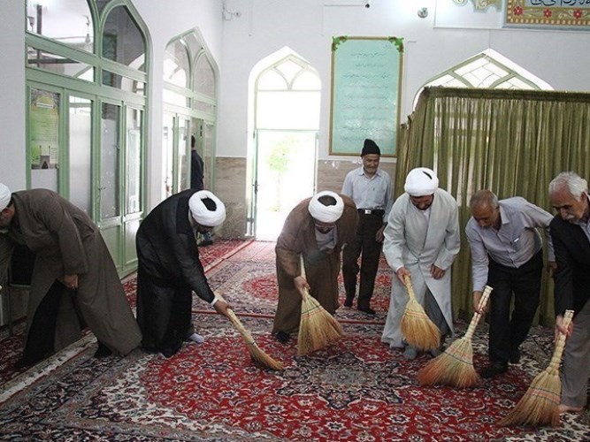 ۱۳۰۰ مسجد خراسان شمالی غبارروبی می شود
