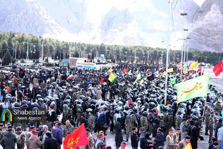 تصاویر هوایی از شکوه رزمایش پیامبر اعظم در کرمان
