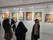 نمایشگاه آثار هنرمندان نقاش بوشهر گشایش یافت