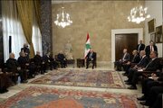 دیدار هیات جمهوری اسلامی ایران با رئیس جمهور لبنان