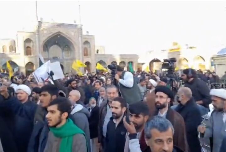 اجتماع مردمی «لبیک یا نصرالله» در قم برگزار شد