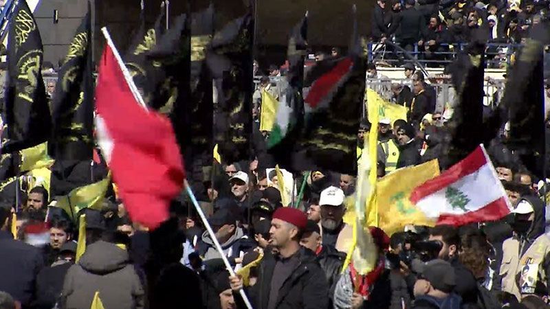 لحظه به لحظه با مراسم تشییع سیدحسن نصرالله/ ورود هیئتهای کشورهای خارجی به ورزشگاه «کمیل شمعون»