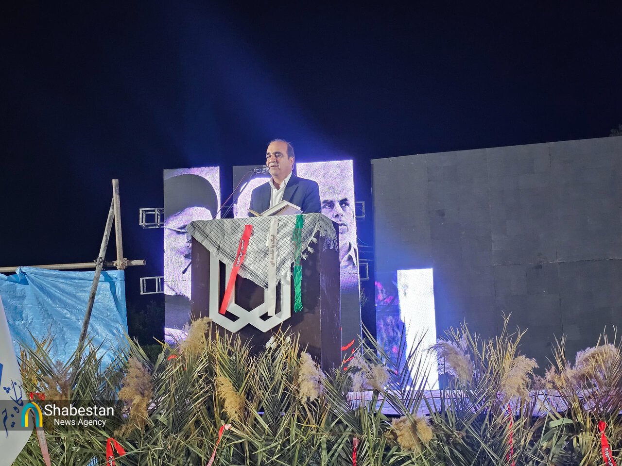 هشتمین یادواره شهدای گمنام در دانشگاه جیرفت برگزار شد