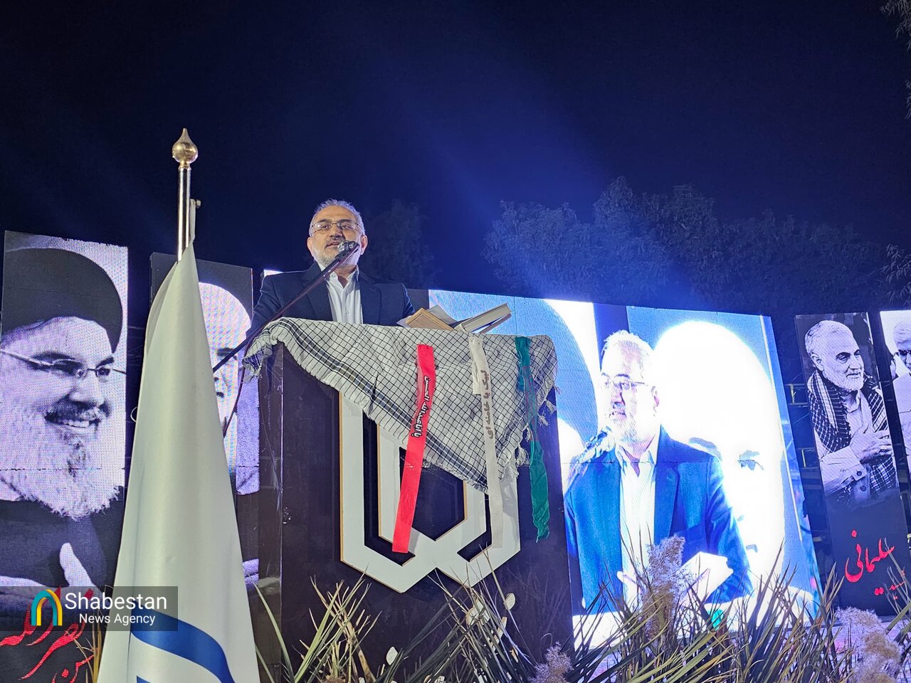 هشتمین یادواره شهدای گمنام در دانشگاه جیرفت برگزار شد